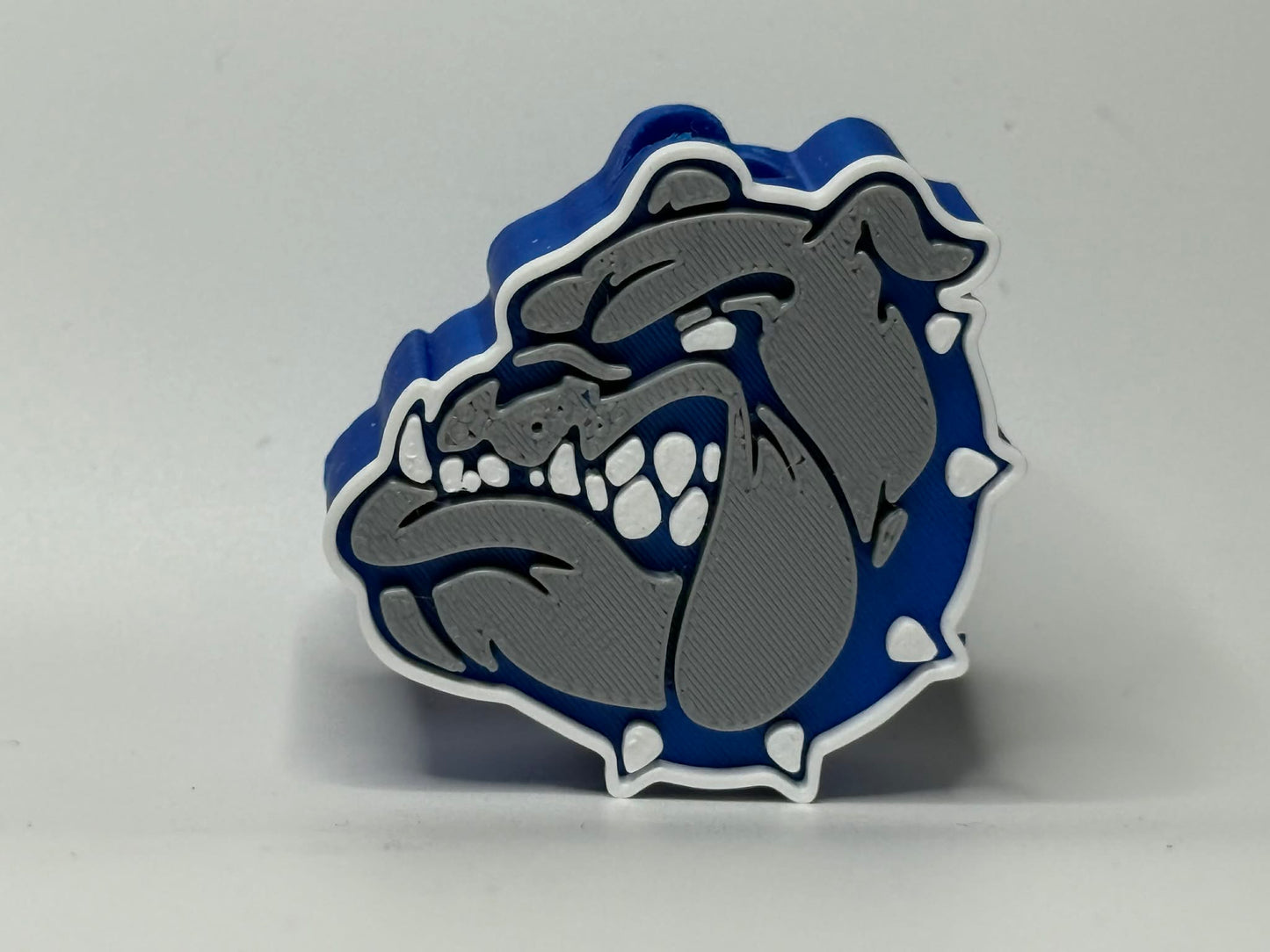 Bulldog straw topper