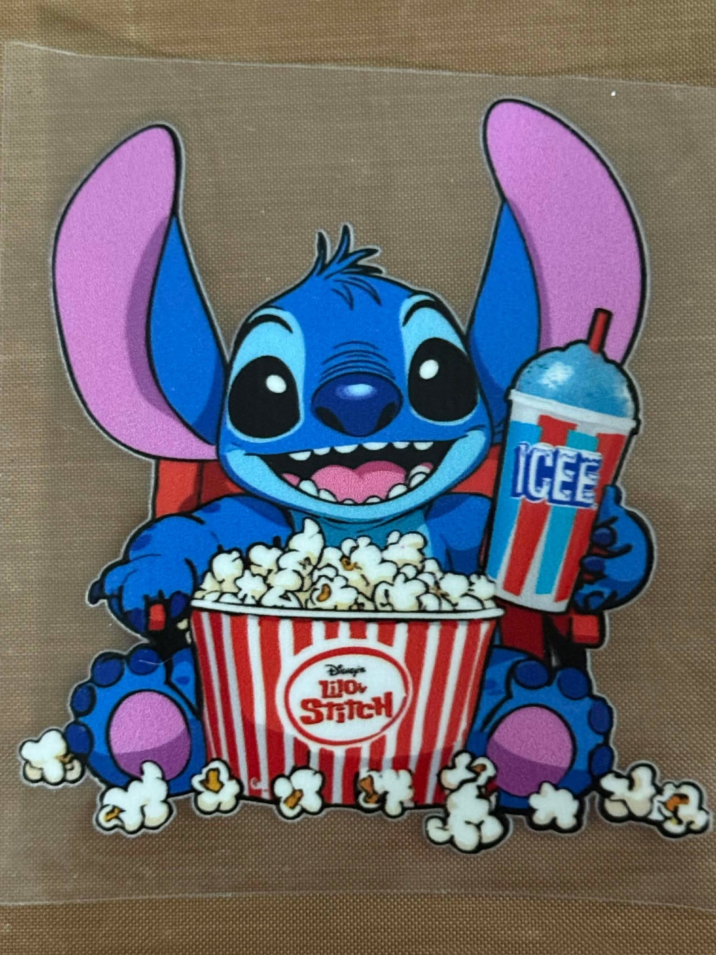Stitch popcorn icee