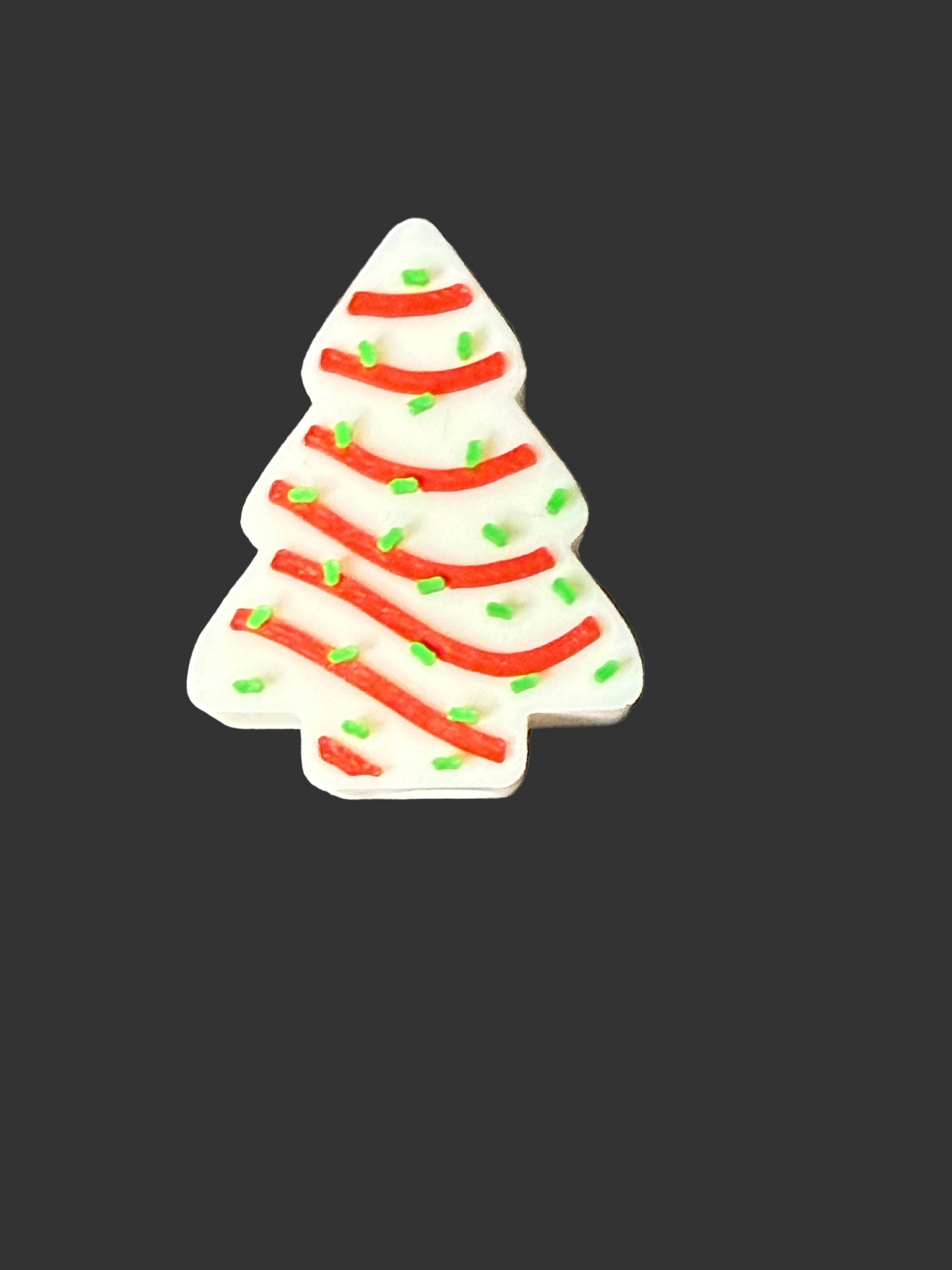 Christmas cake straw topper