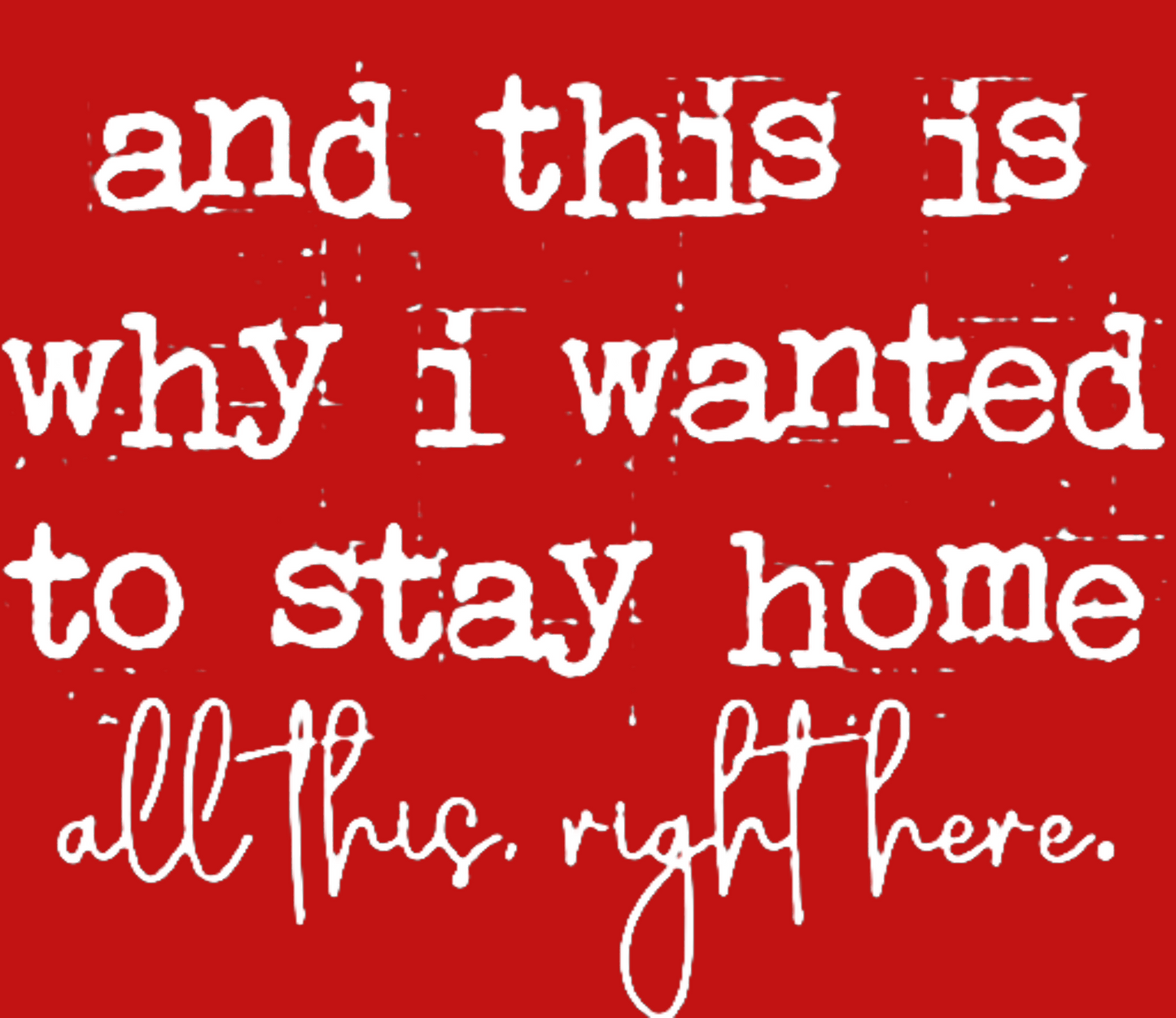 STAY HOME (PRE-SALE)