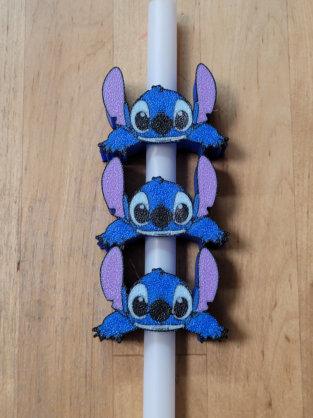 STITCH 2 PCK STRAW TOPPER