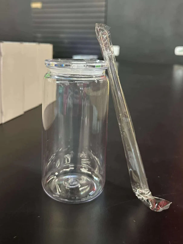 16OZ ACRYLIC SNOW GLOBE TUMBLER