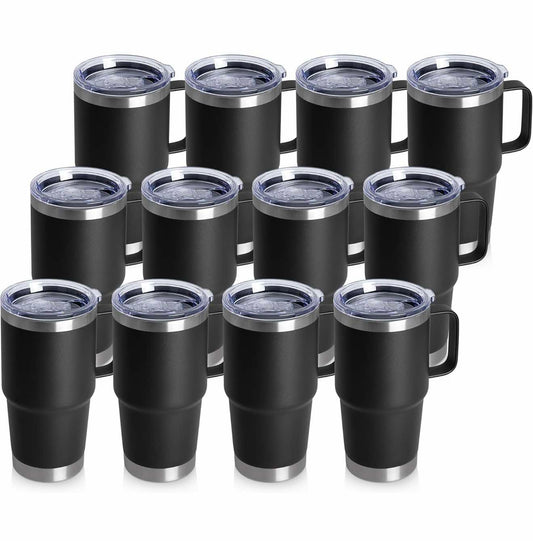 20 oz STAINLESS STEEL TUMBLER WITH HANDLE