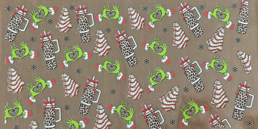 Grinch cups and cakes