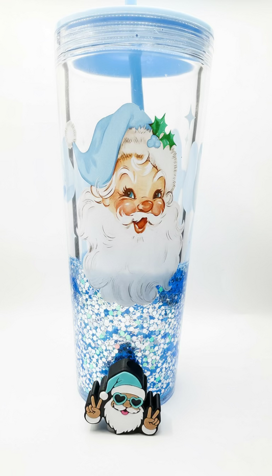 Santa cup, topper and pen