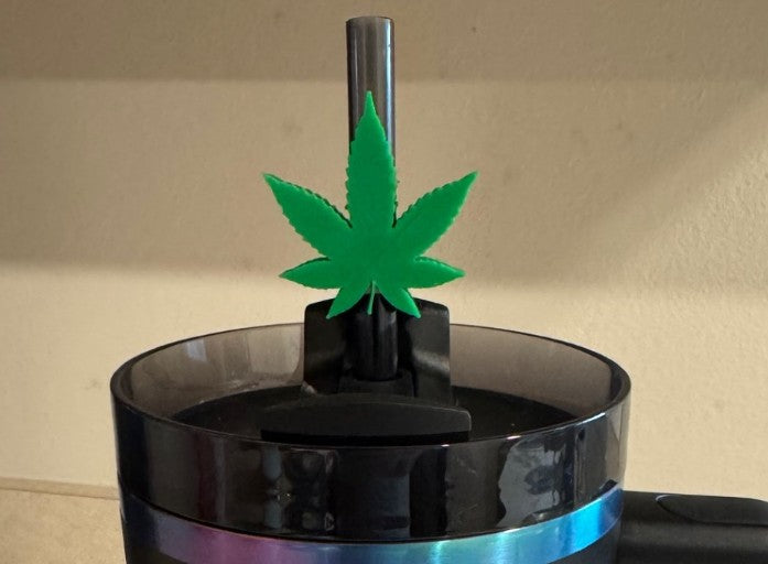 LEAF STRAW TOPPER 2 PCK