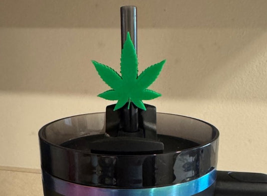 LEAF STRAW TOPPER 2 PCK