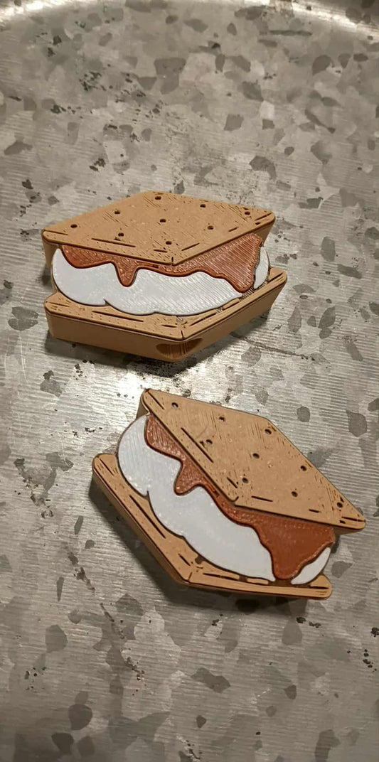 Smores straw topper